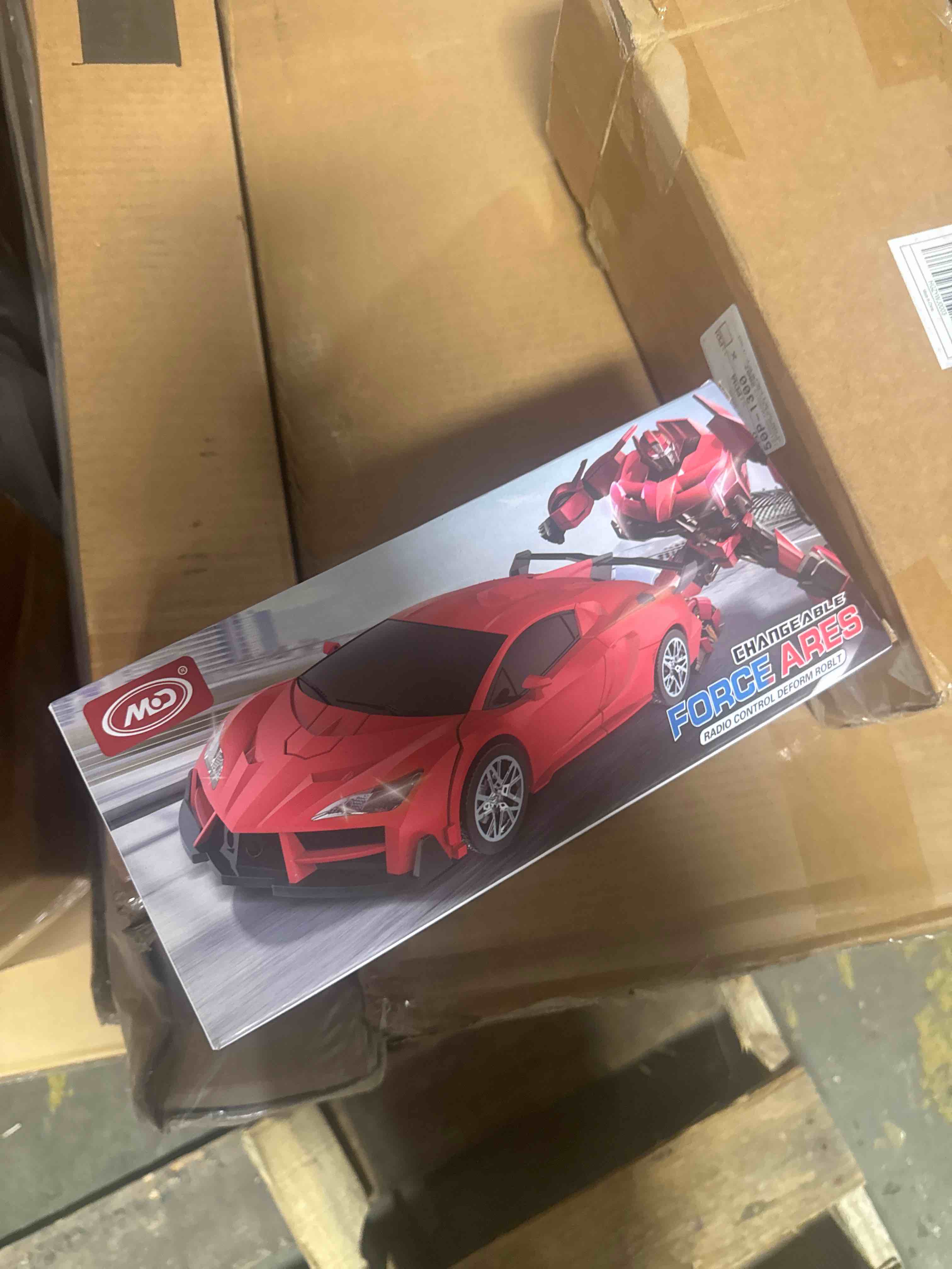 Condition photo showing New/Like New for qumcou 1:16 transform remote control car, toys for boys age 3-8, red