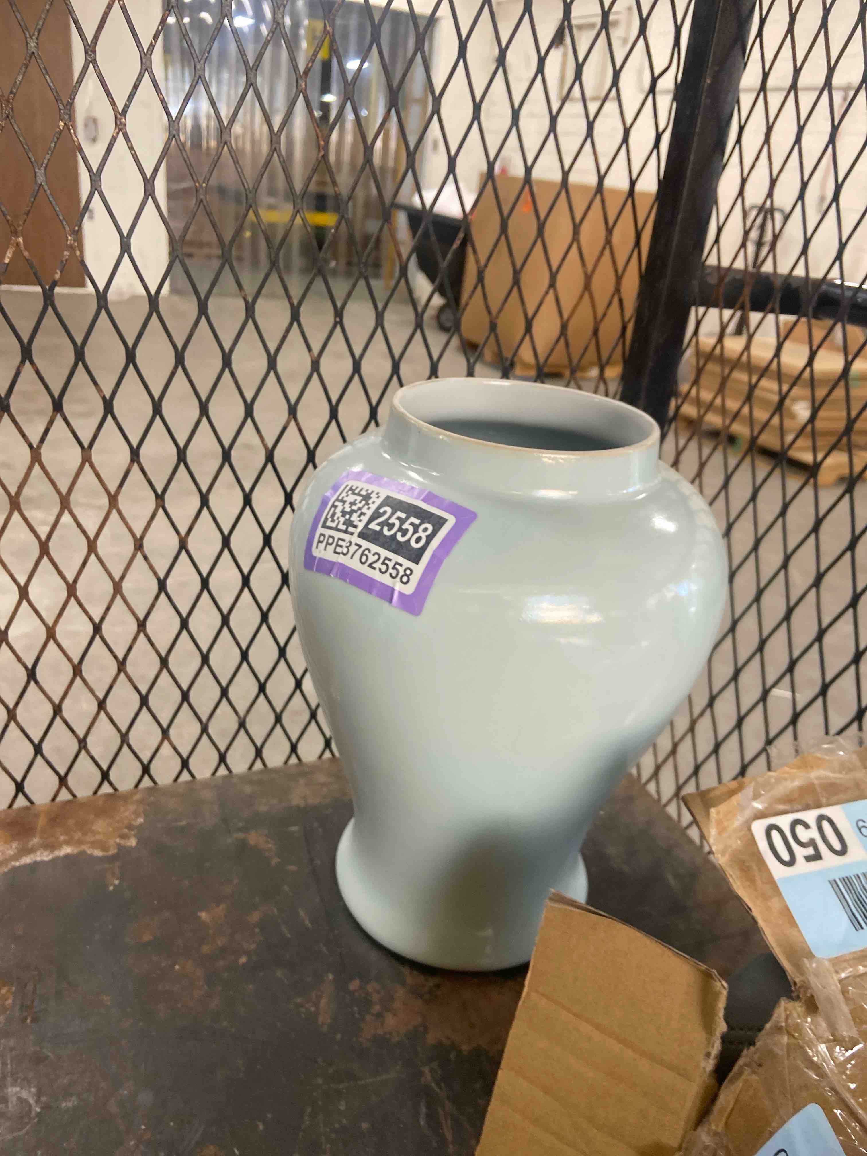 Condition photo showing As Is for a&b home ginger jar, 10 by 17-inch 10 by 17-inch white