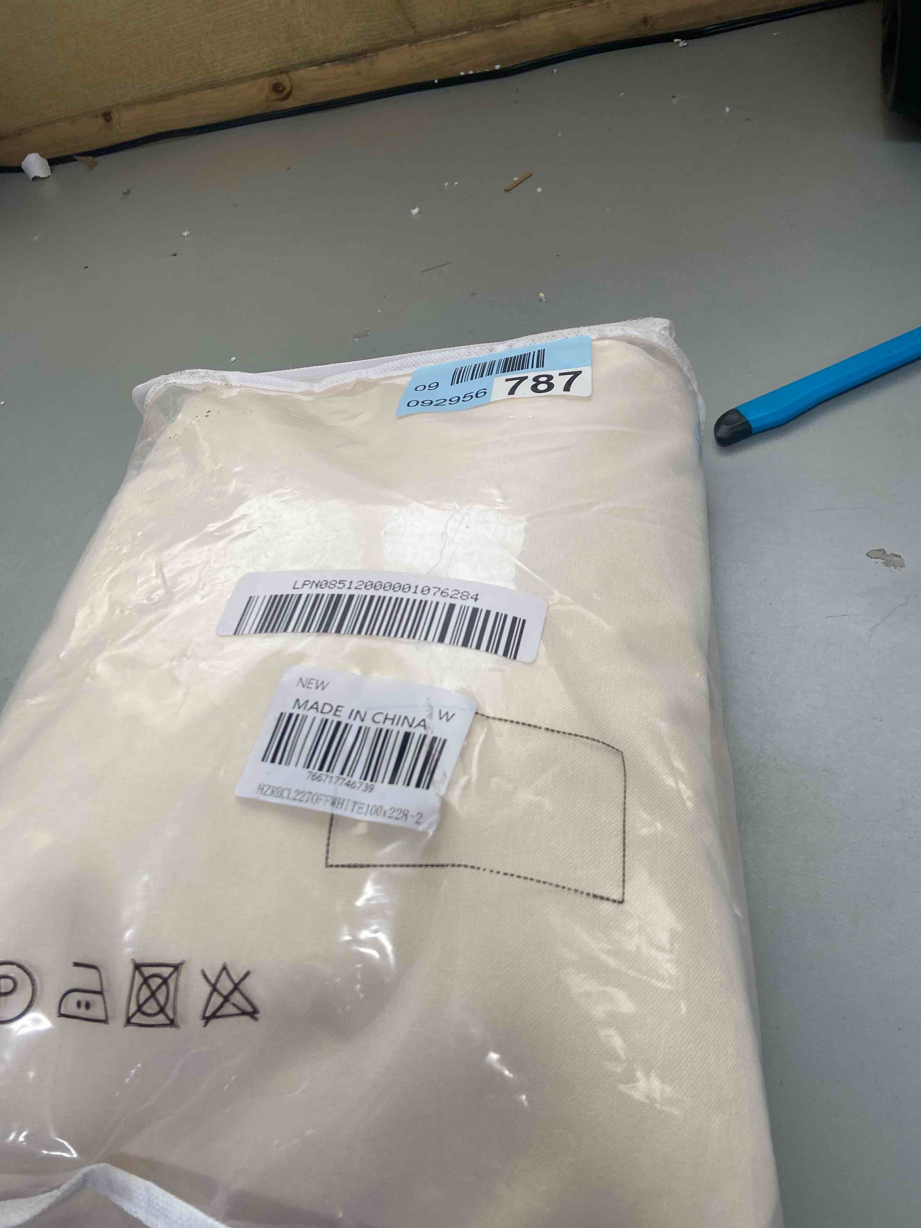 Condition photo showing New/Like New for lazzzy ivory velvet curtains 84 inches long light filtering thermal insulated grommet top drapes for bedroom living window treatments 2 panels, off white