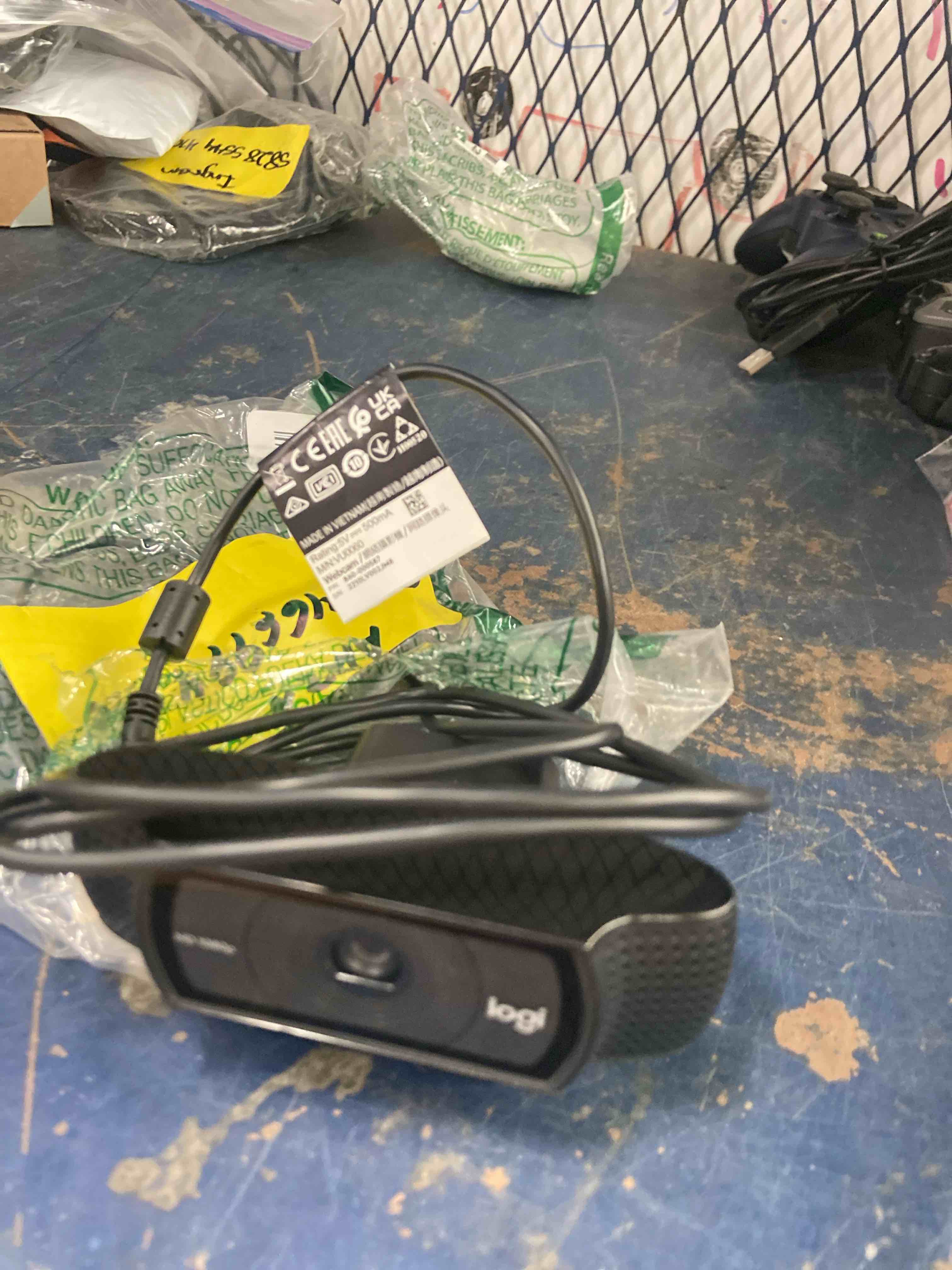 Condition photo showing New/Like New for logitech hd pro webcam c920, widescreen video calling and recording, 1080p camera, desktop or laptop webcam