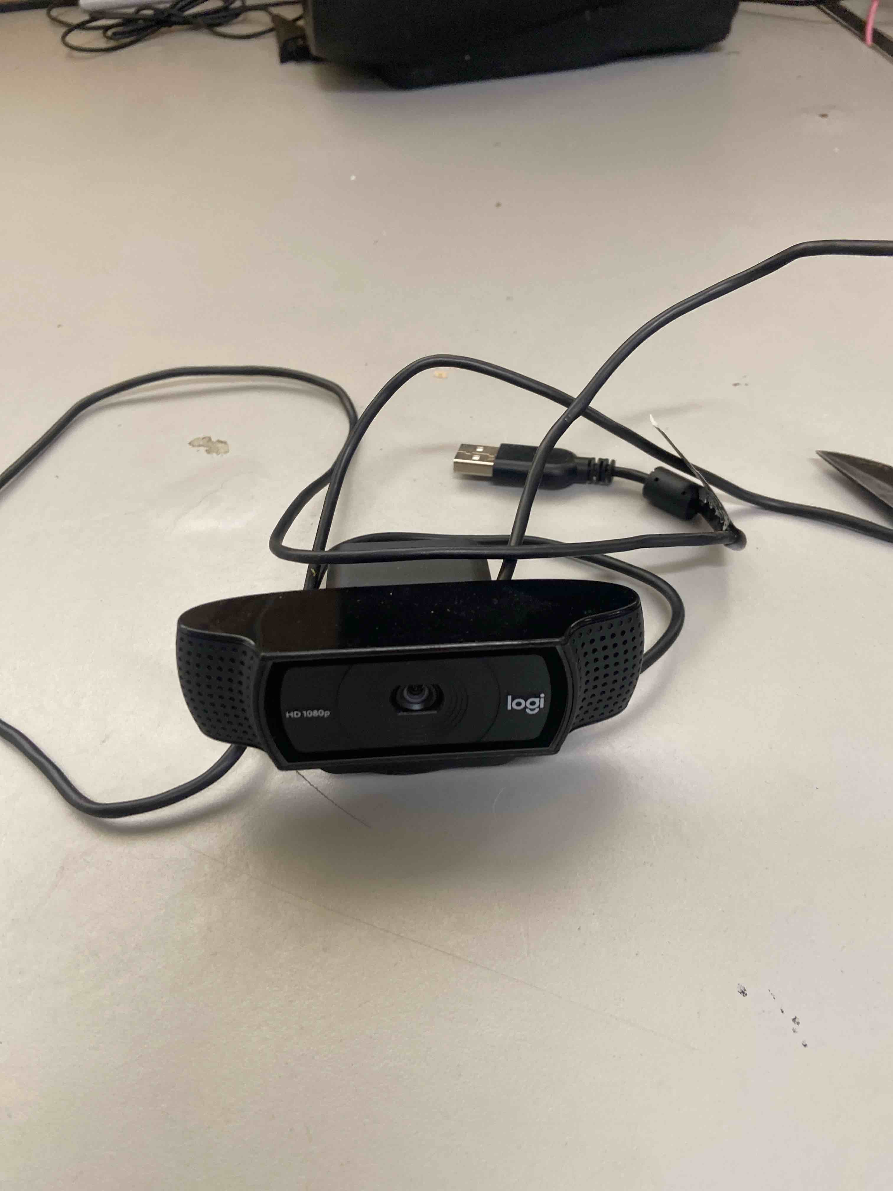 Condition photo showing Good Condition for logitech hd pro webcam c920, widescreen video calling and recording, 1080p camera, desktop or laptop webcam