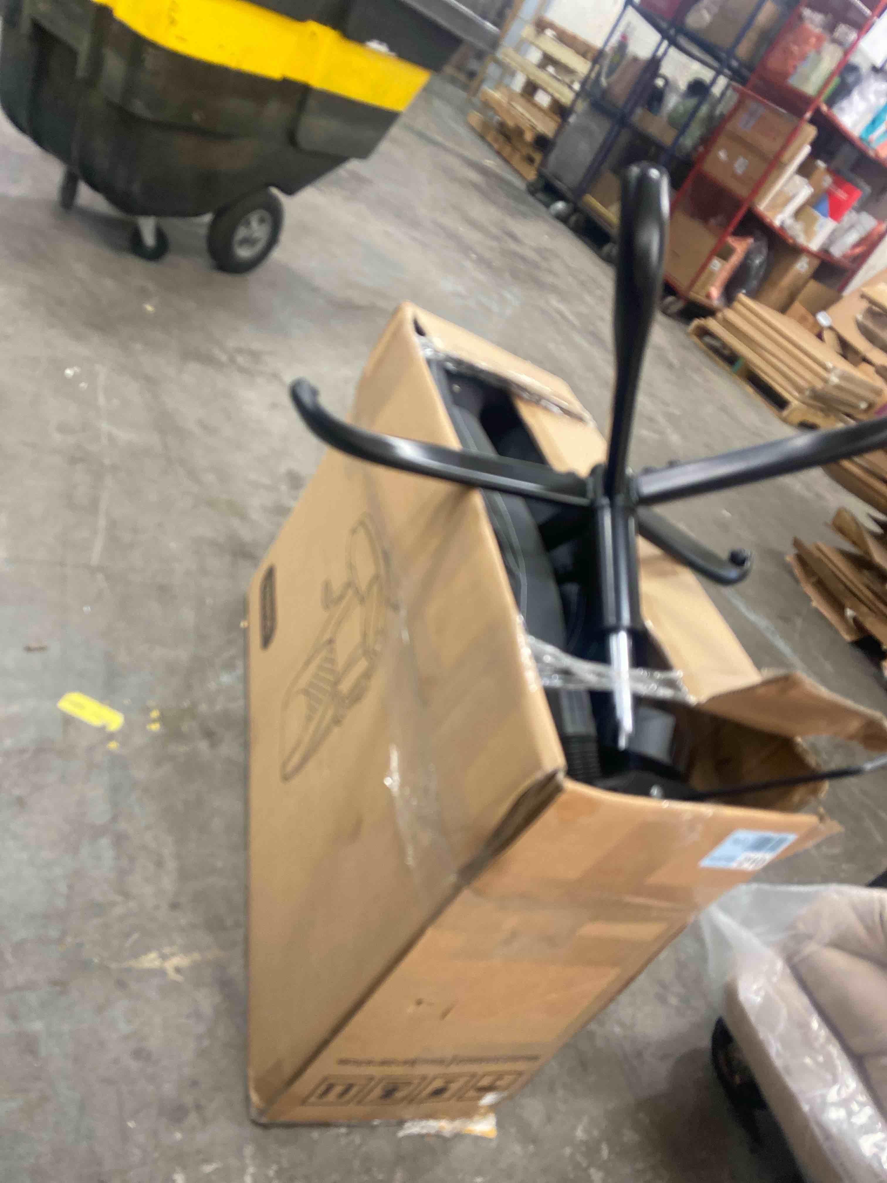 Condition photo showing Good Condition for leather office chair, pu home computer desk chairs with ergonomic back support, 360°swivel free?small gmaing chair with wheels and adjustable armrests, for short people use, black