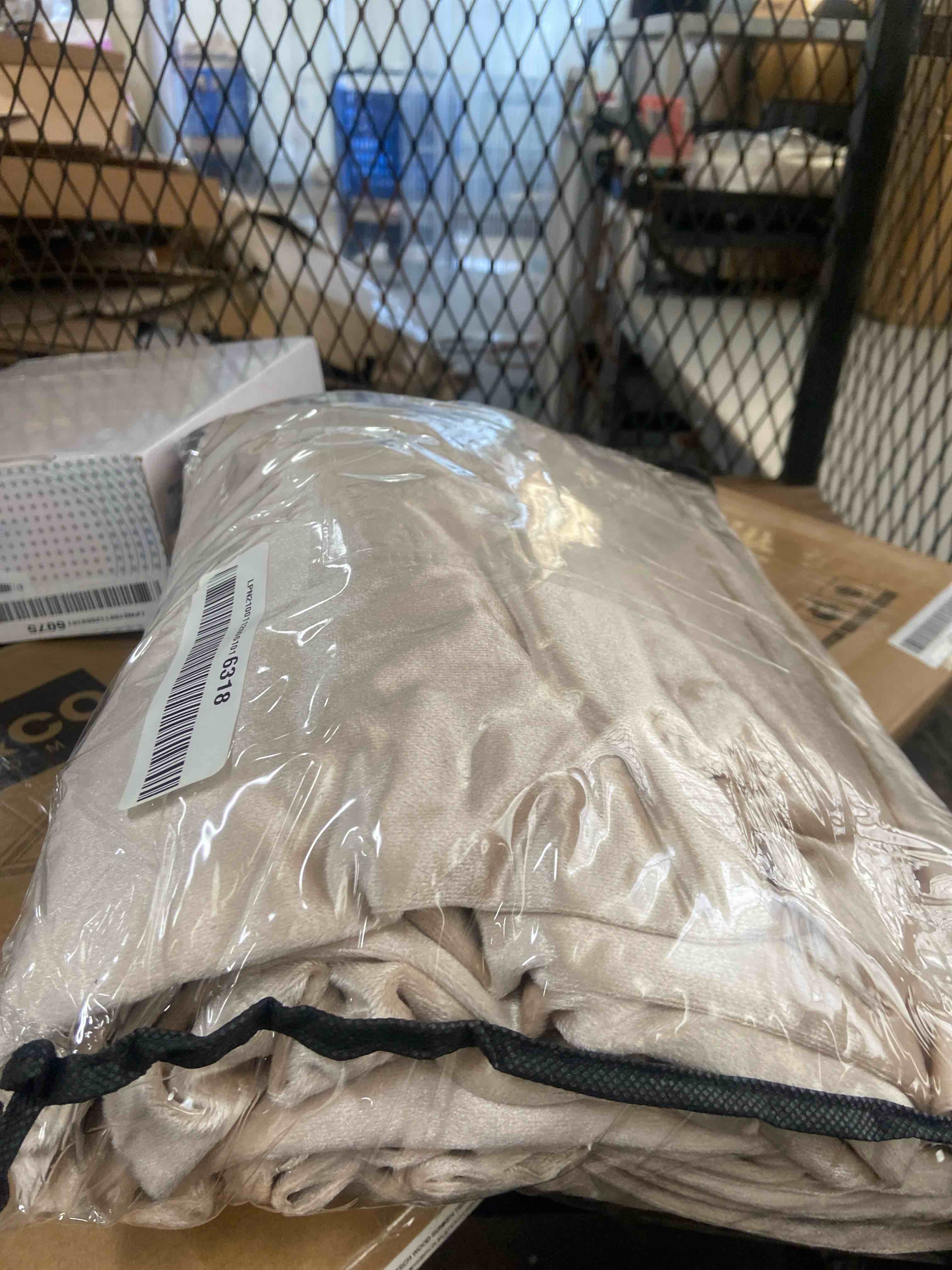 Condition photo showing New/Like New for beige champagne velvet curtains 90 inch: pinch pleated 2 panels luxury living room darkening thermal insulated drapes with hooks- elegant soundproof noise reducing back tab window curtain for bedroom