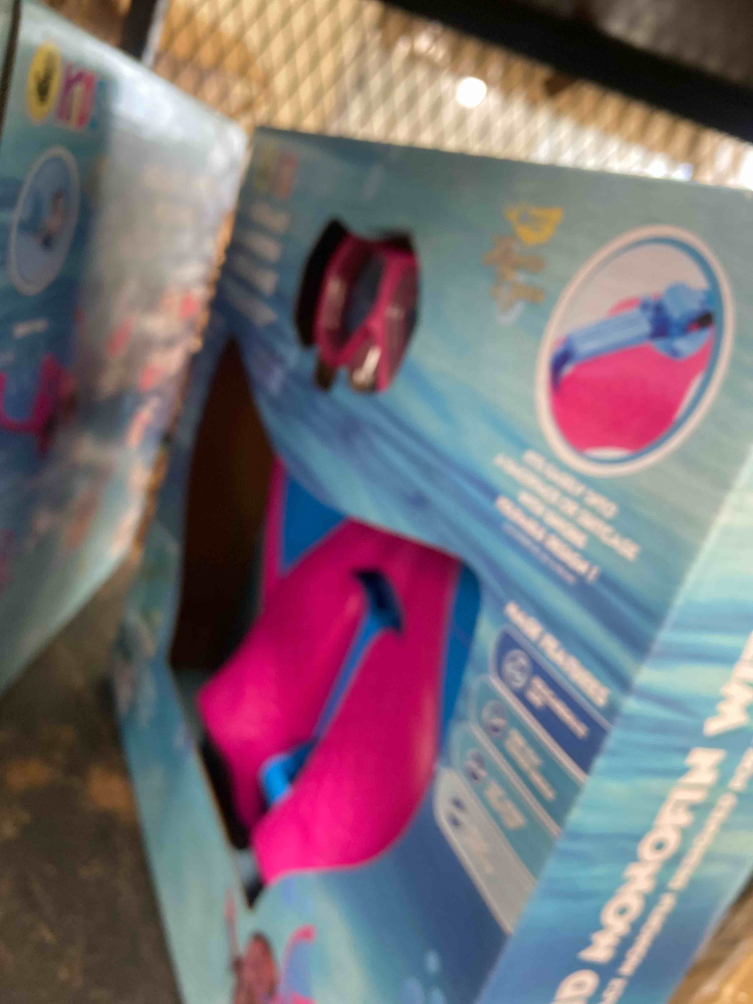 Condition photo showing New/Like New for body glove mermaid monofin with mask mermaid linden pink/blue