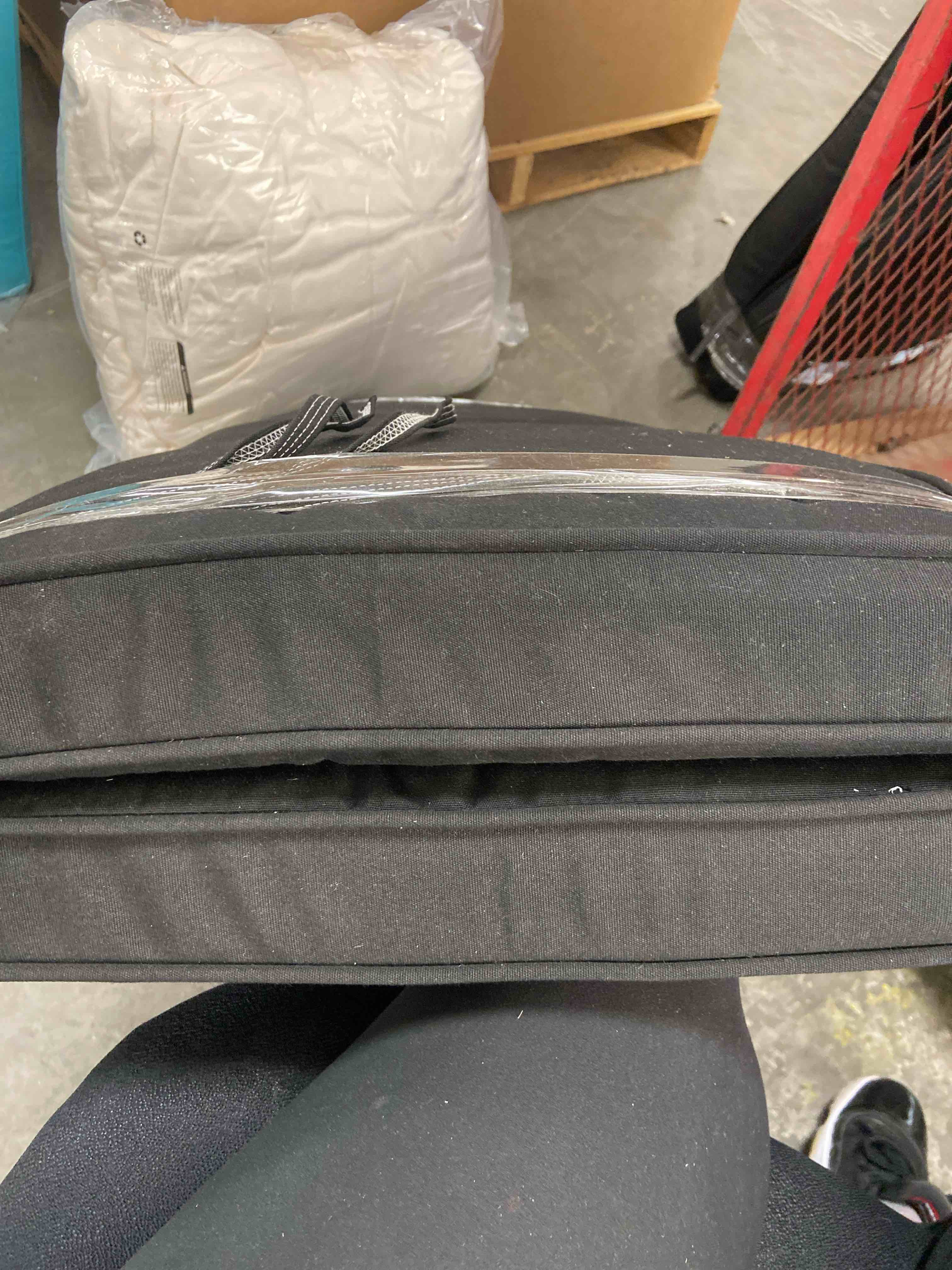 Condition photo showing New/Like New for sorra home sunbrella corded bench cushion - fade & water resistant, outdoor & indoor long patio furniture cushion with plush foam - canvas black (57" x 16" x 2")