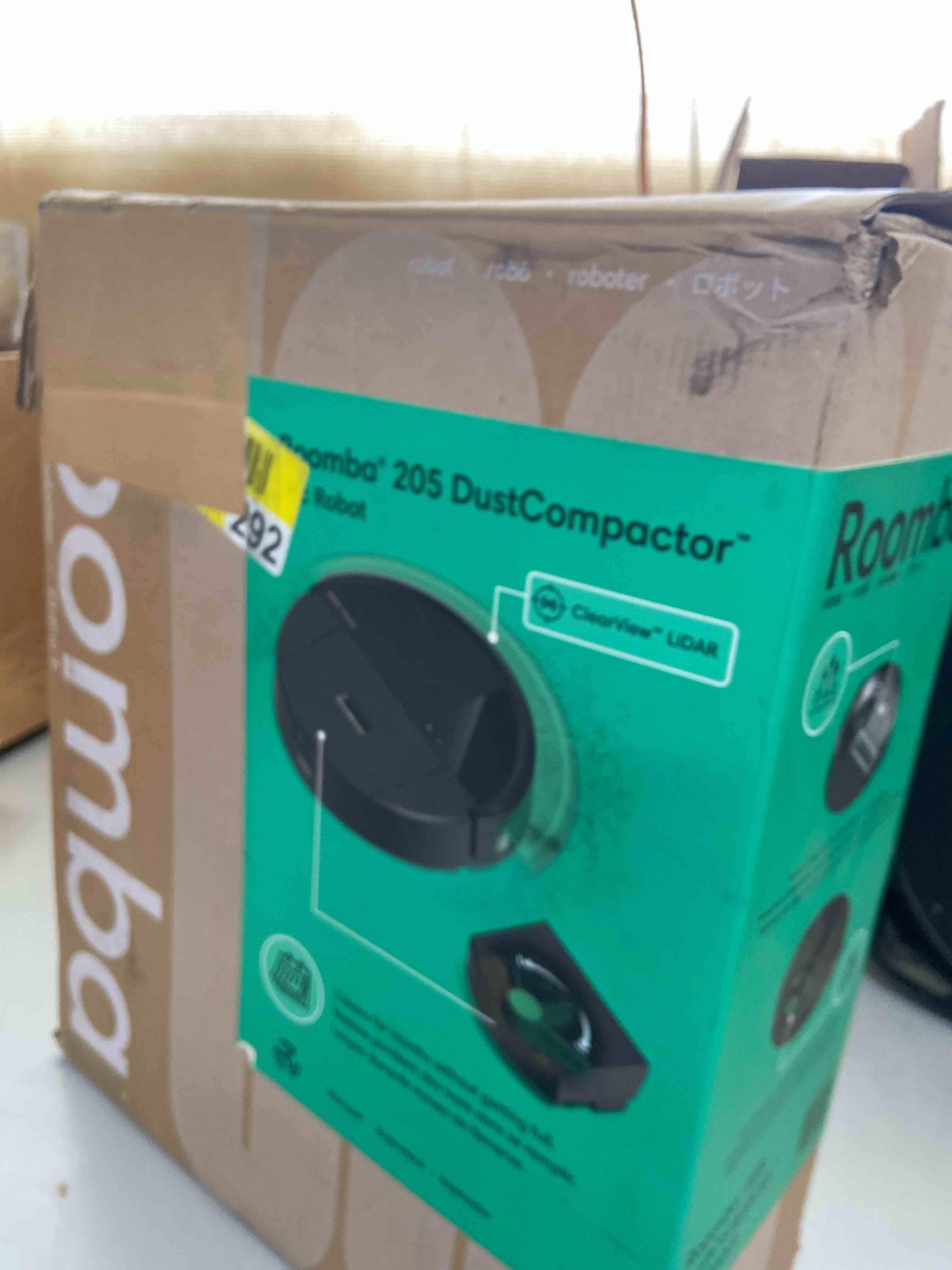 Condition photo showing Good Condition for irobot roomba 205 dustcompactor vac robot vacuum - compacts dirt inside, no emptying for 60 days, space saving, no dock needed, bagless, intense power-lifting suction, lidar navigation, multi-surface