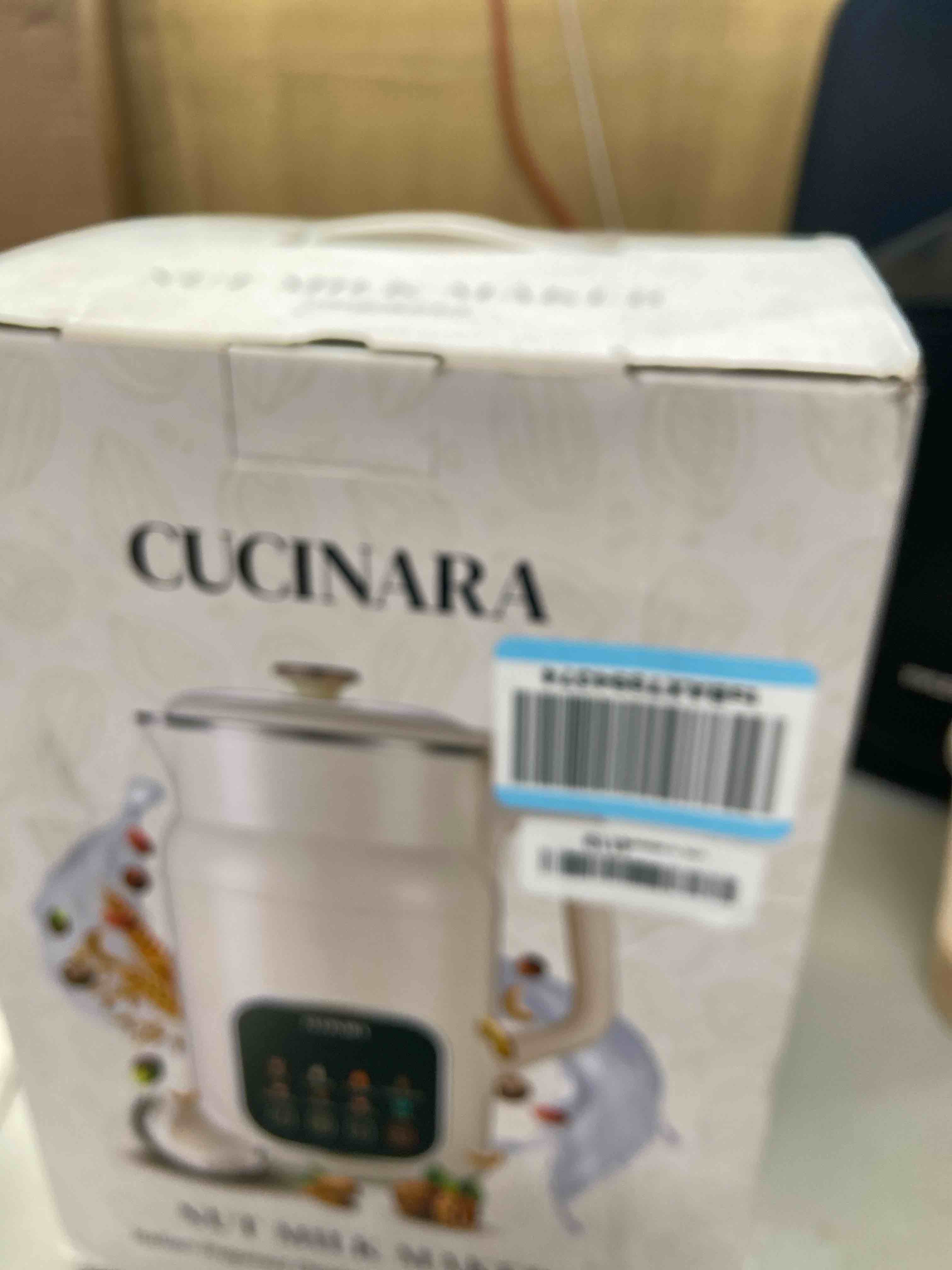 Condition photo showing Good Condition for nut milk maker machine, 59oz – 8-in-1 almond, oat, soy, rice & cashew milk maker | no pre-soaking | 24h timer, auto-clean, 304 stainless steel, bpa-free