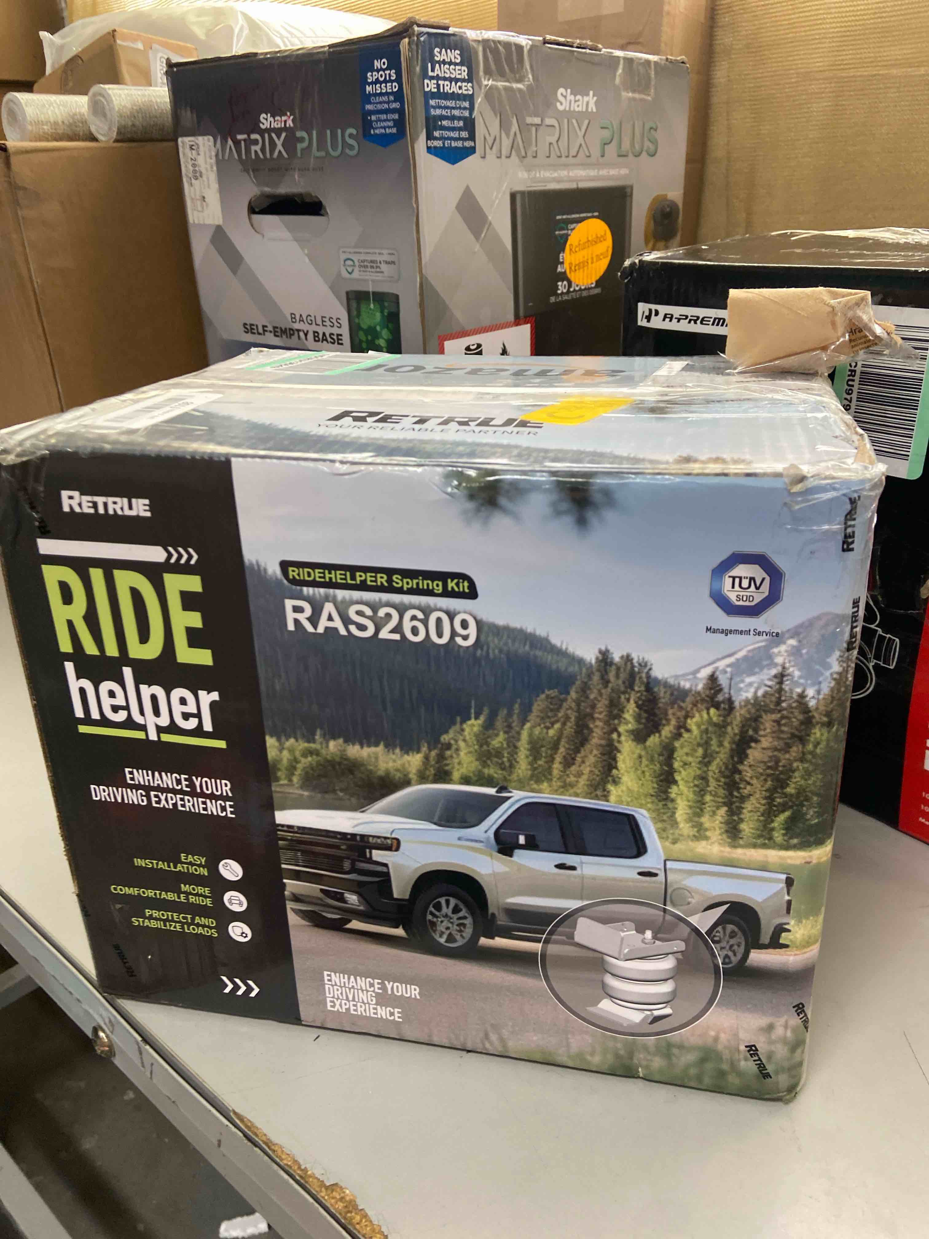 Condition photo showing Good Condition for retrue rear air bags suspension kit for 2002-2008 dodge ram 1500 truck towing, 5000 lbs of load leveling capacity, replacement for firestone 2286 ride rite airbags for trucks rear suspension