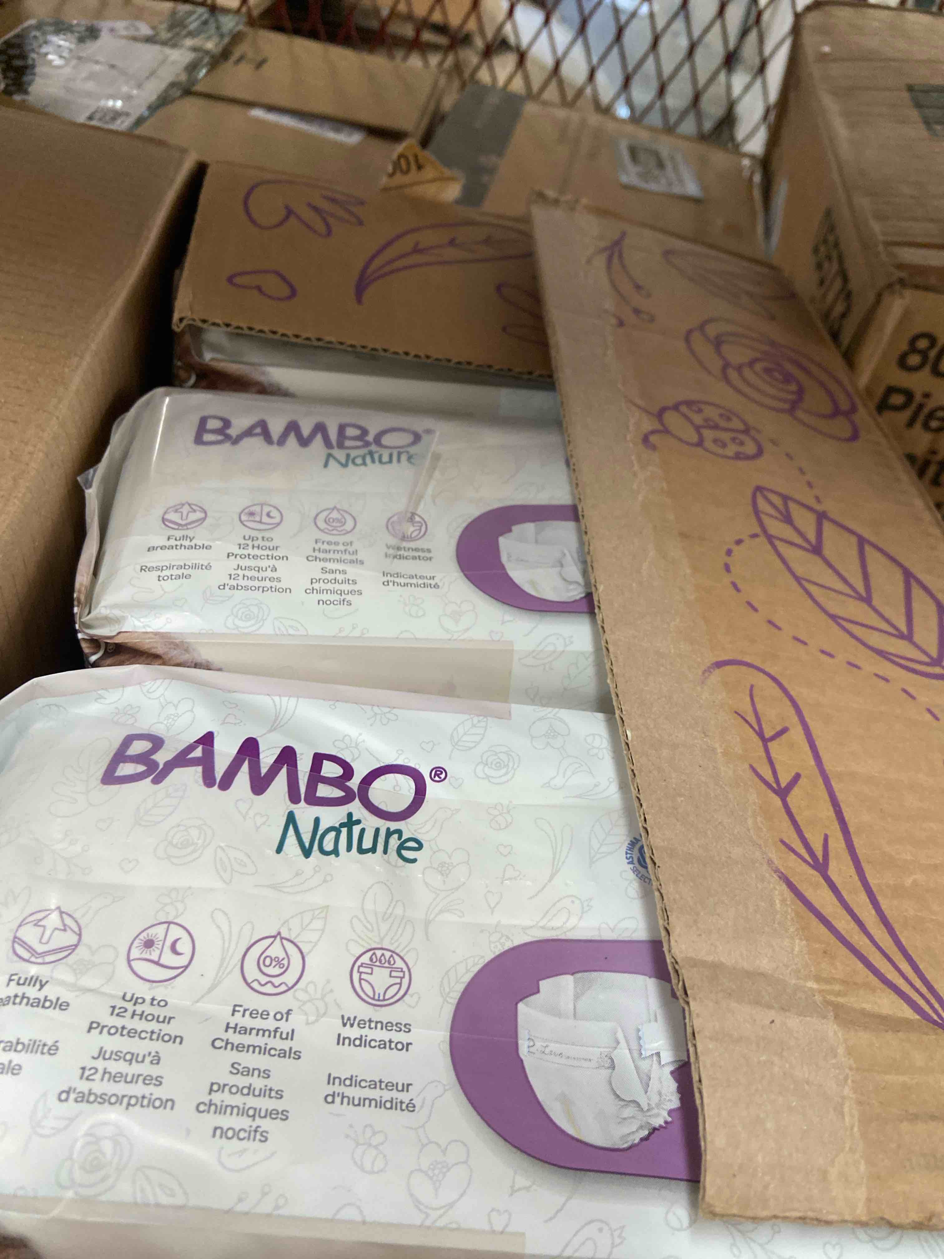 Condition photo showing New/Like New for bambo nature baby diapers  disposable  eco-friendly  size 2  7-13 lbs  192 ct