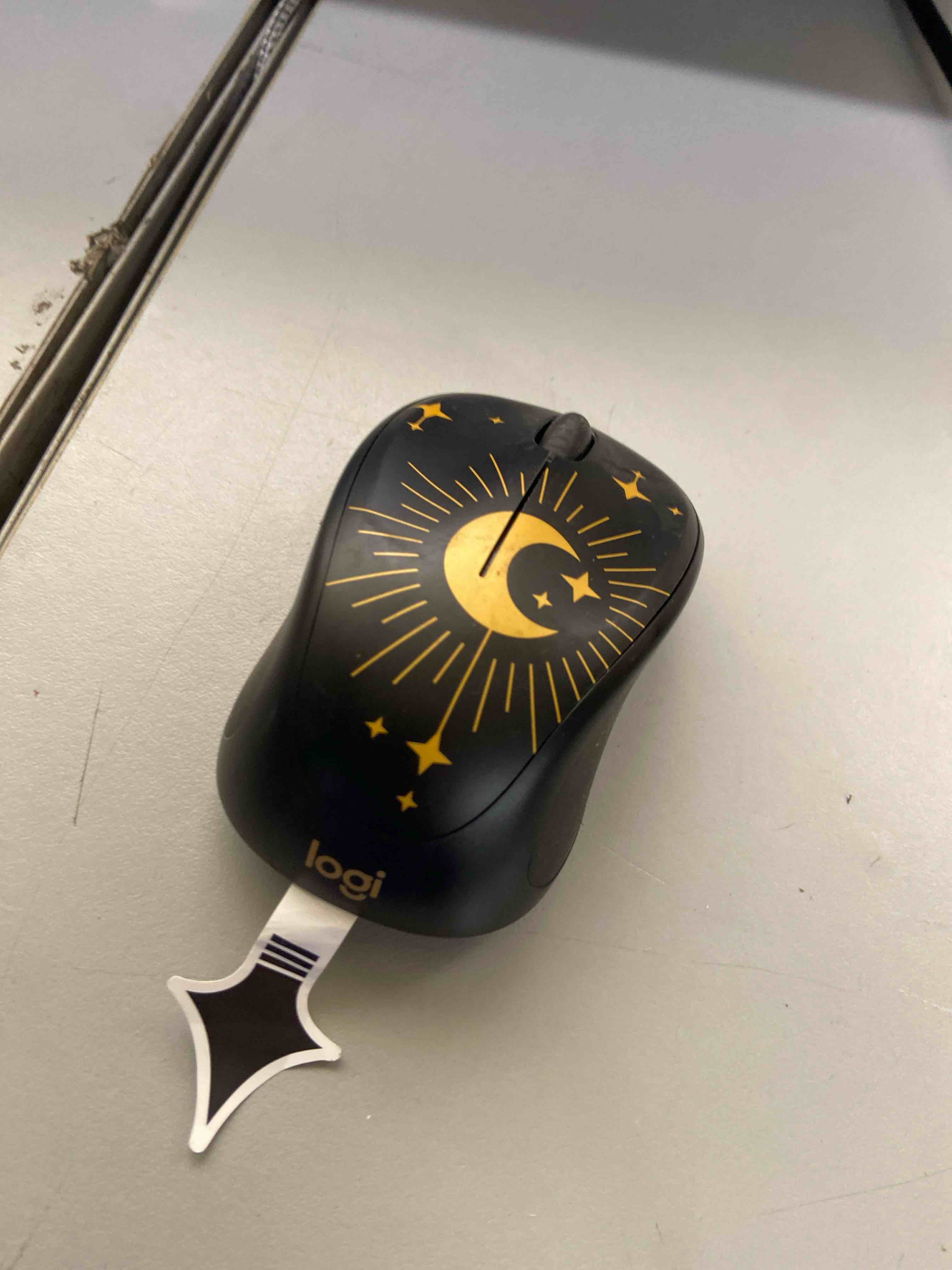 Condition photo showing New/Like New for logitech mouse - optical - wireless - radio frequency - 2.40 ghz - magic night - tilt wheel