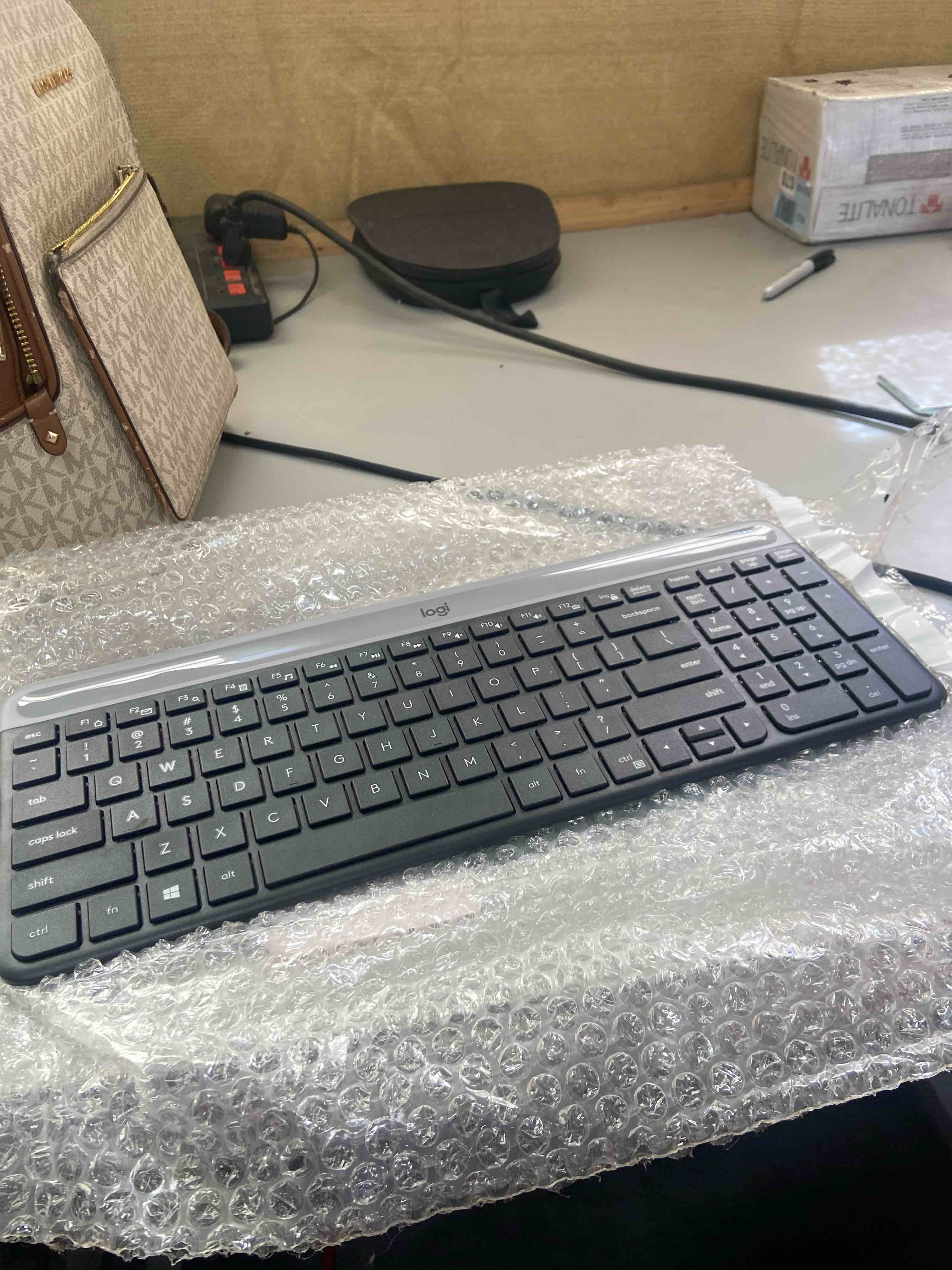 Condition photo showing New/Like New for protect covers keyboard cover compatible for logitech mk470/k470 keyboard cover - lg1690-101 - protects from liquid, dirt and dust