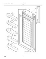 Electrolux 5304524739 Door Assembly L.H. Swing Stainless Steel Replacement Door Assembly