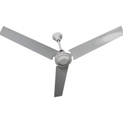 TPI Corporation Model #CHR-56 White Commercial Variable Speed Ceiling Fan (56" Downflow, 7,000 CFM, 120V)