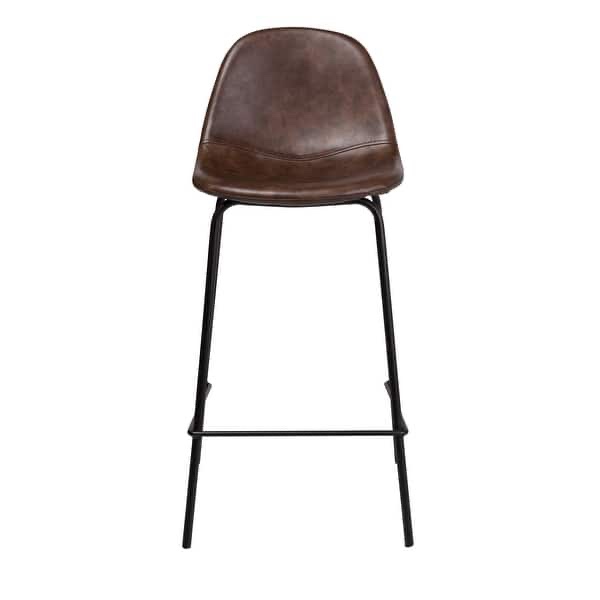 Smart Bar Stool - Set of Two - Brown - Bar Height - 29-32 in. - Set of 2