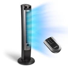 Lasko 42  Wind Curve Tower Fan with Nighttime Setting  Timer and Remote  Silver  T42951  New