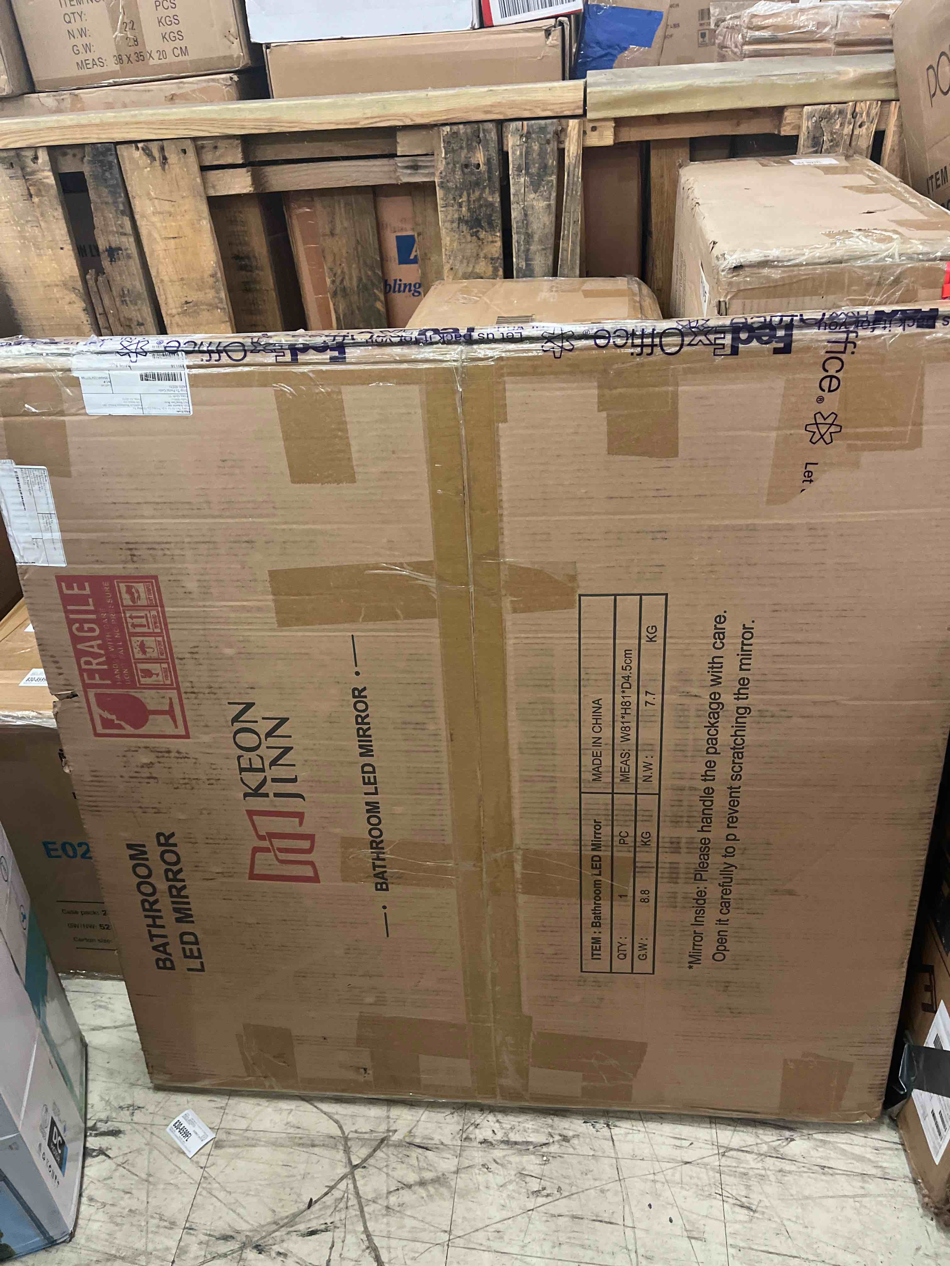 LED Round Lighted Bathroom Mirror with Lights for Bathroom Wall Black