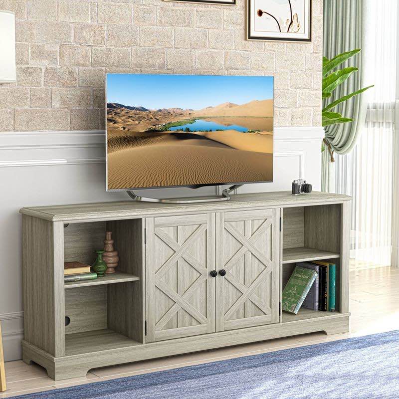 70" Farmhouse Style TV Stand for TVs up to 78" - Festivo