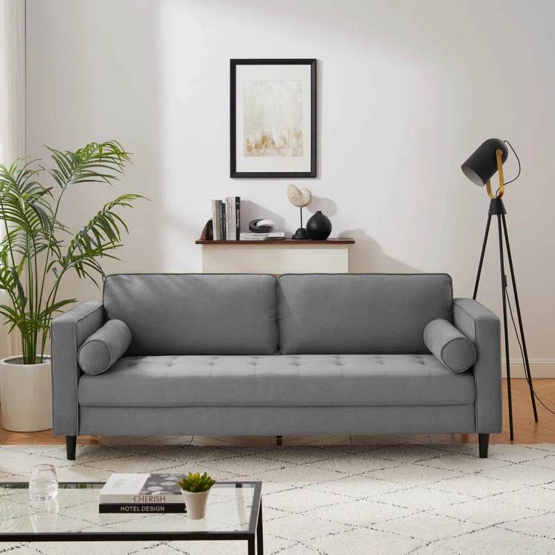 Jeses Minimore Modern Style Zakari 81.5" Mid-Century Modern Design Sofa