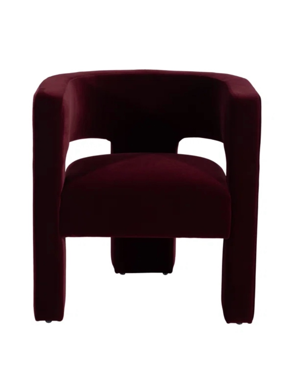 Sagebrook Home Round Back Chair - Wine