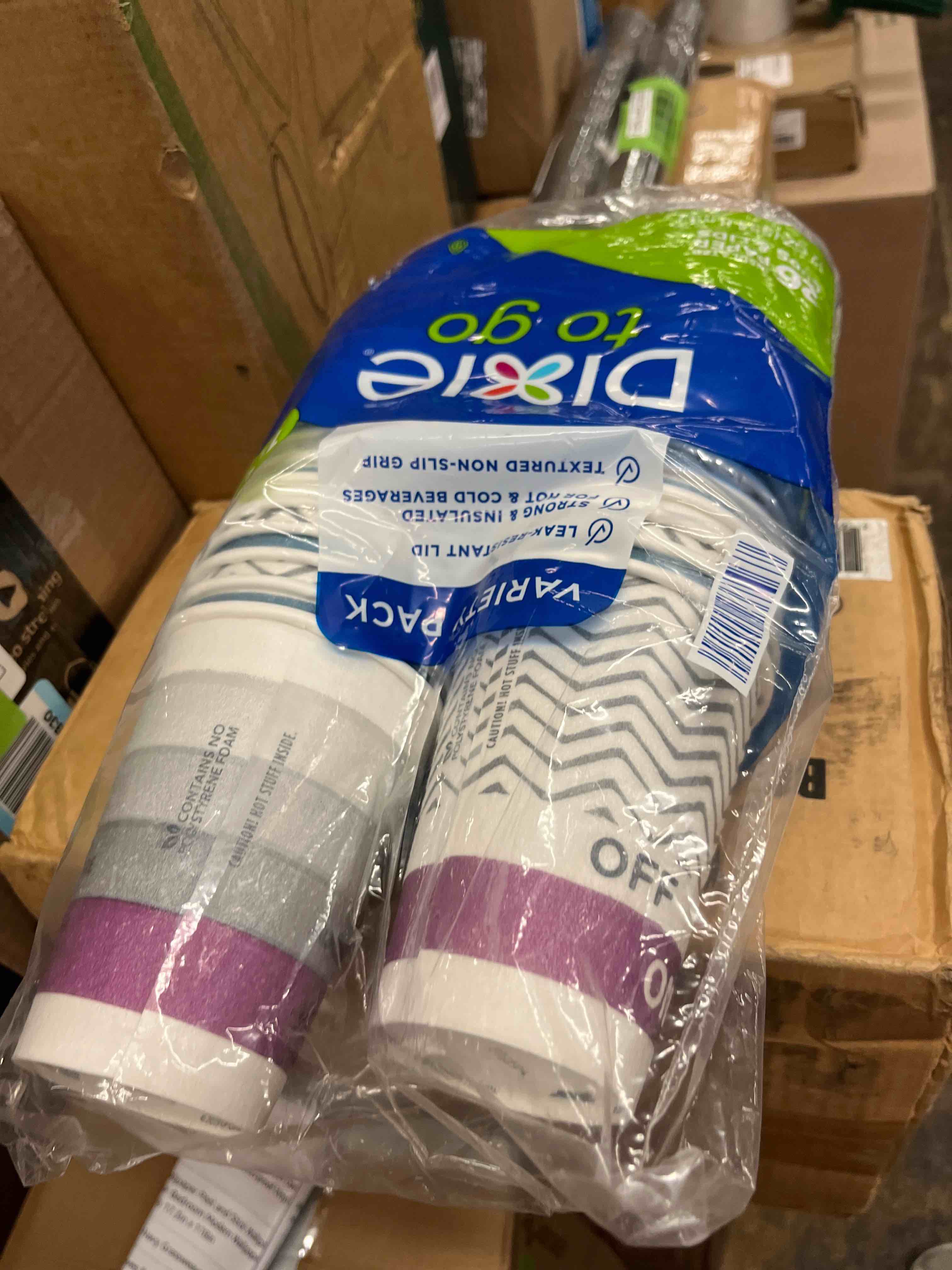 Dixie To Go Disposable Hot Cups & Lids 12oz