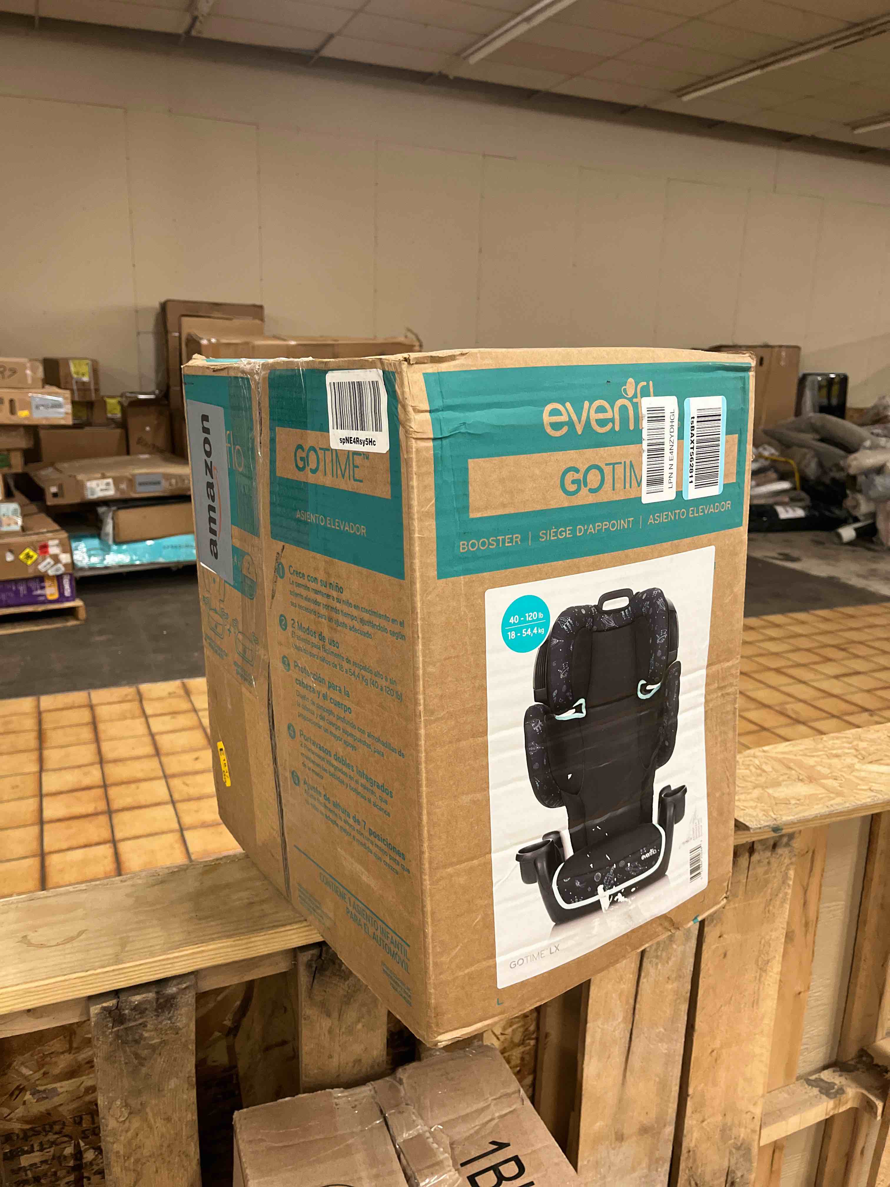 Evenflo GoTime LX Booster Car Seat (Astro Blue)