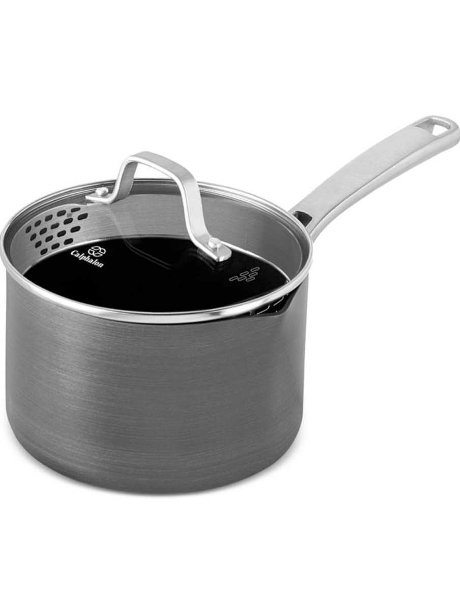Calphalon 2.5qt Hard Anodized Nonstick Sauce Pan with Lid
