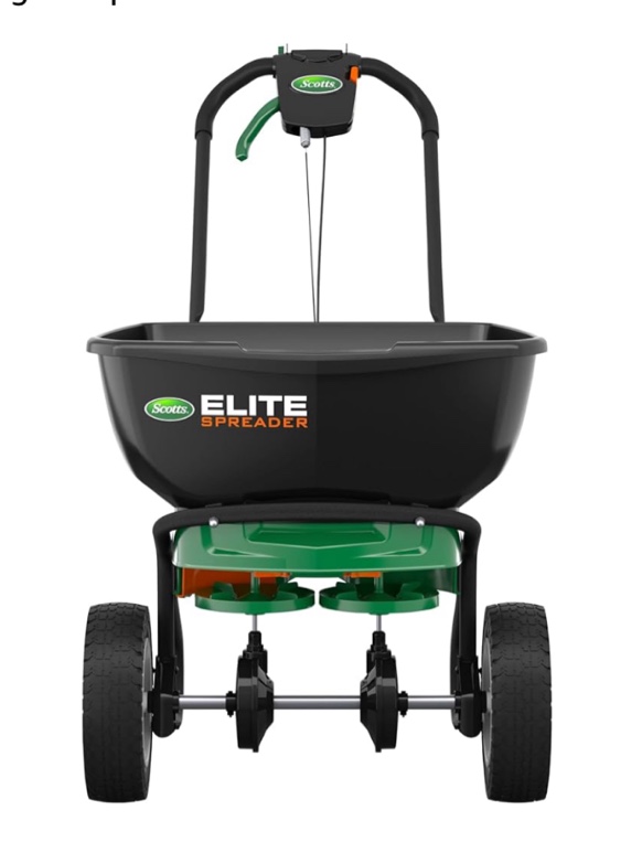 Scotts Elite Spreader for Grass Seed Fertilizer Salt Ice Melt