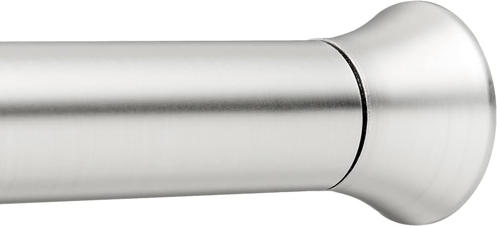 Basics Shower Curtain Tension Rod 54 90 Nickel