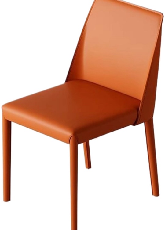 Dining Chairs for Home Use, Modern and Minimalist Chairs, Hotel Dining Tables, Chairs, Sample Rooms, Chairs,Orange