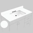 49” Solid Surface Single Vanity 