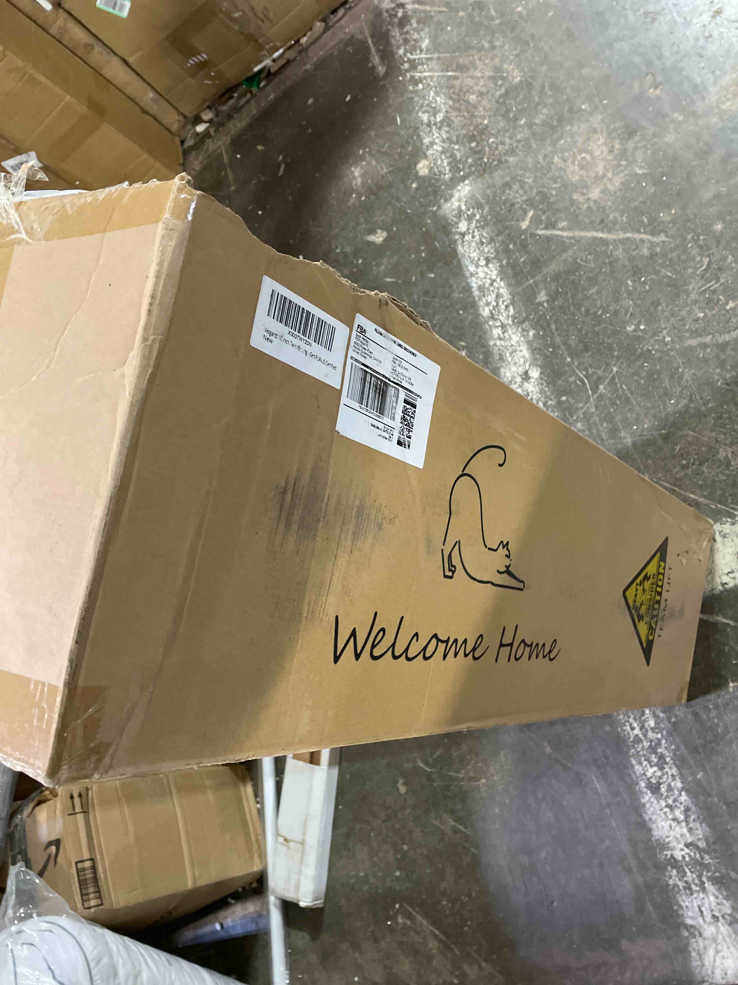 Vesgantti 10 Inch Twin XL Multilayer Hybrid Mattress, Bed in a Box