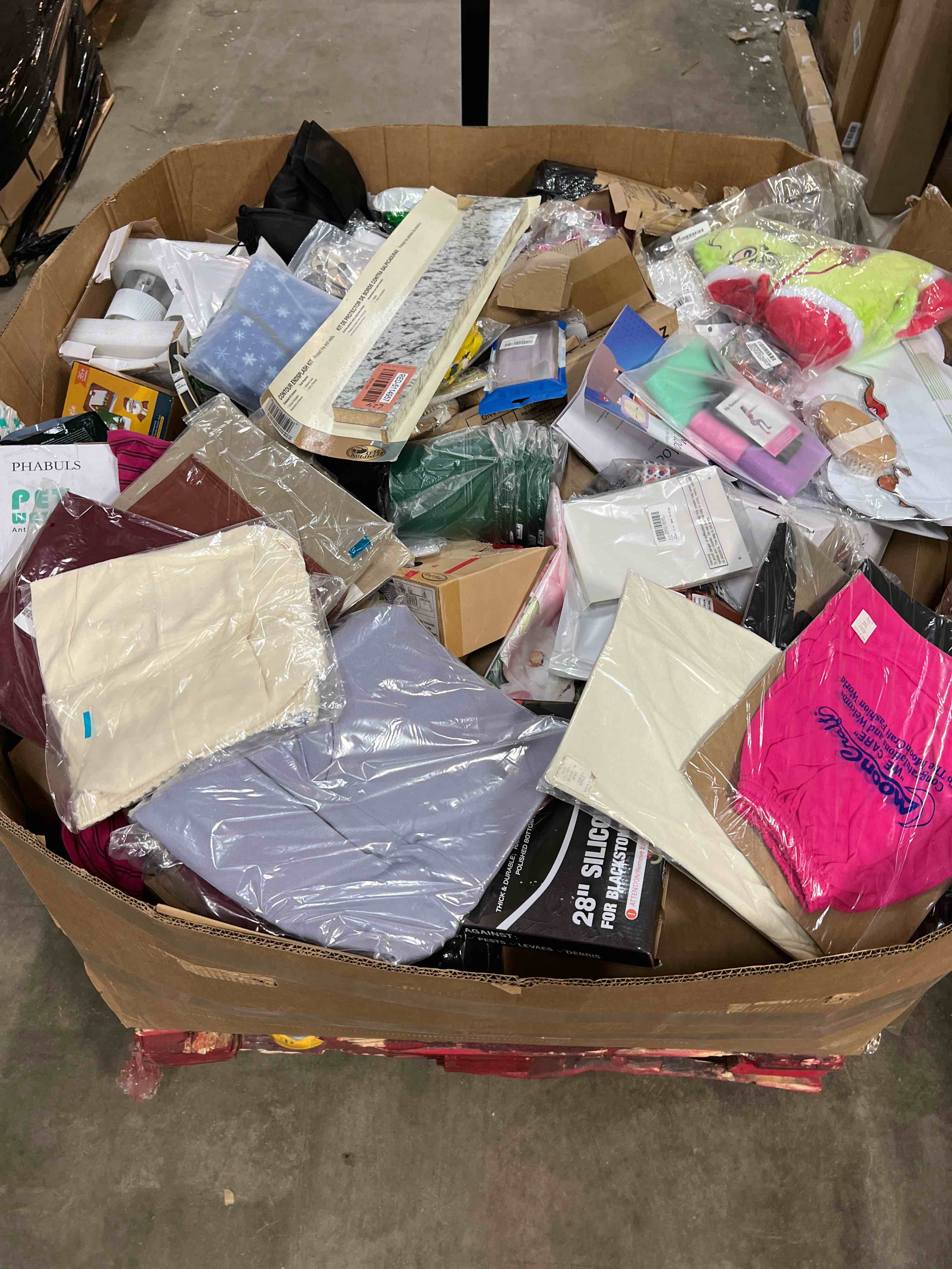 Pallet Contains Approximately 200-300 BIN-STORE Ready Items: Electronics, Small Appliances, Tools, Toys, Clothing, Trinkets, Pet Supplies, Home Goods, Automotive, Sporting Goods, And So Much More!