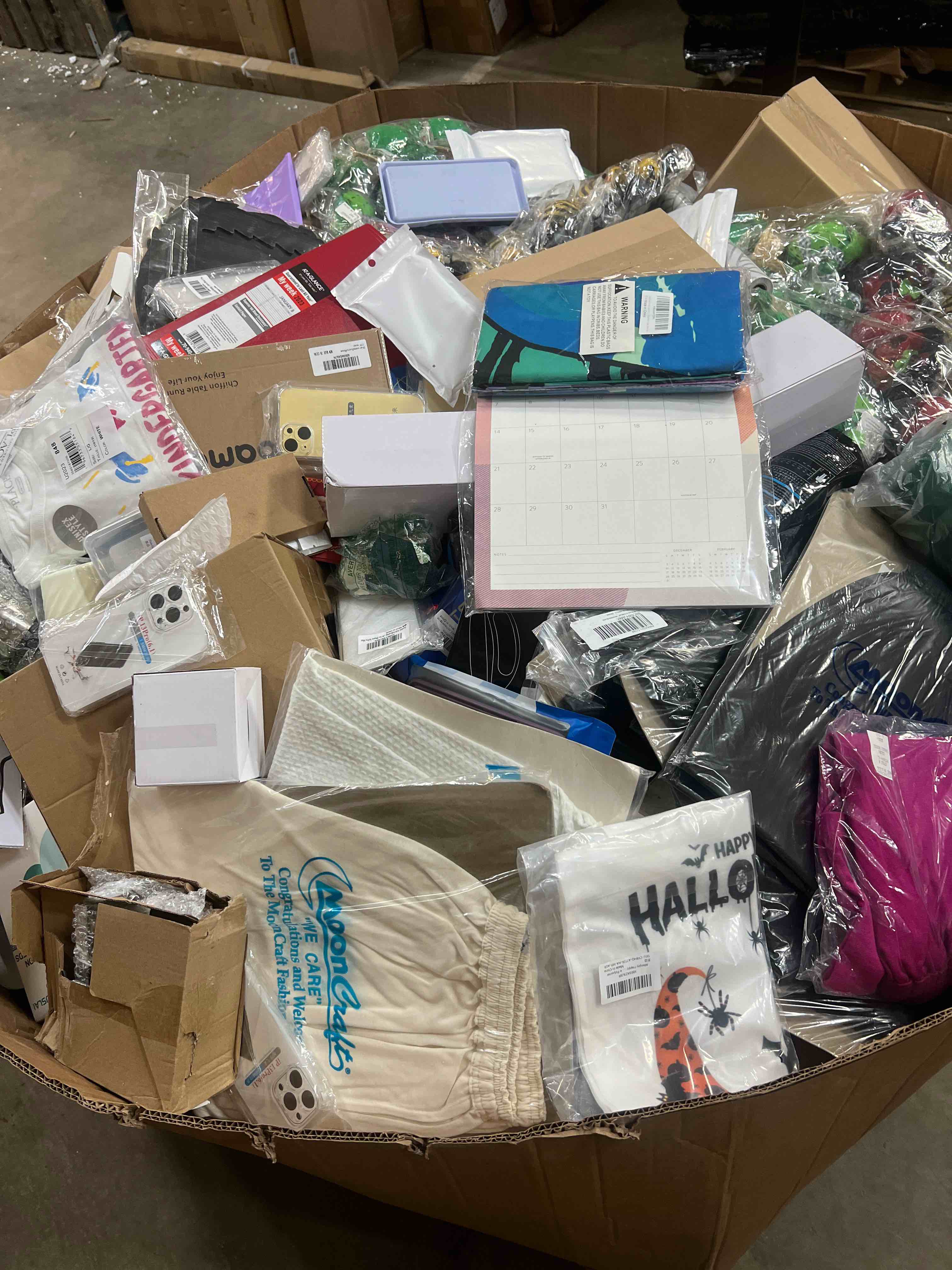Pallet Contains Approximately 200-300 BIN-STORE Ready Items: Electronics, Small Appliances, Tools, Toys, Clothing, Trinkets, Pet Supplies, Home Goods, Automotive, Sporting Goods, And So Much More!