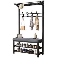 Evelena 8 Pair Shoe Storage Bench- RACKS BENT