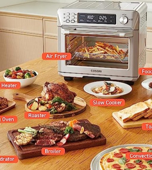 COSORI Toaster Oven Air Fryer Combo, 12-in-1, 26QT Convection Oven Countertop
