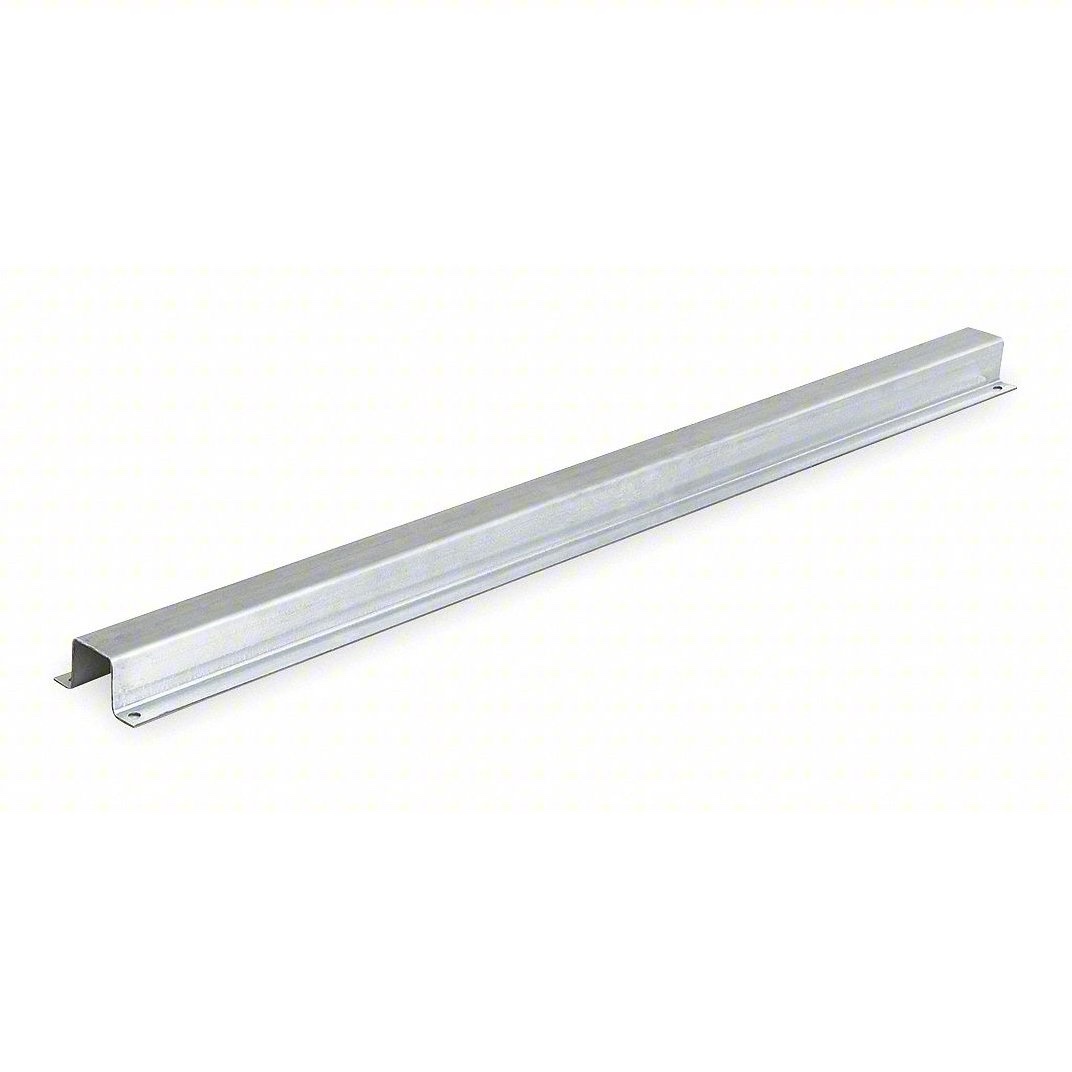 STEEL KING Hat Shaped Pallet Support: 3 in x 42 in x 1 1/2 in, Steel, Zinc-Plated, Gray