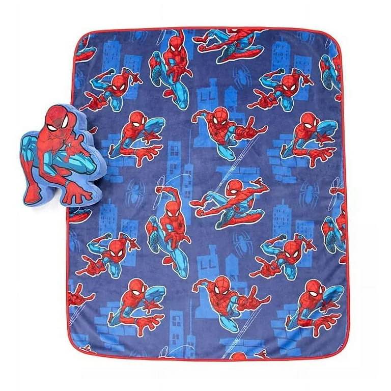 Marvel Spider-Man Licensed Shaped Pillow & Throw Set