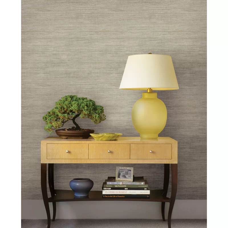 Callem 33' L x 20.5" W Solid Wallpaper