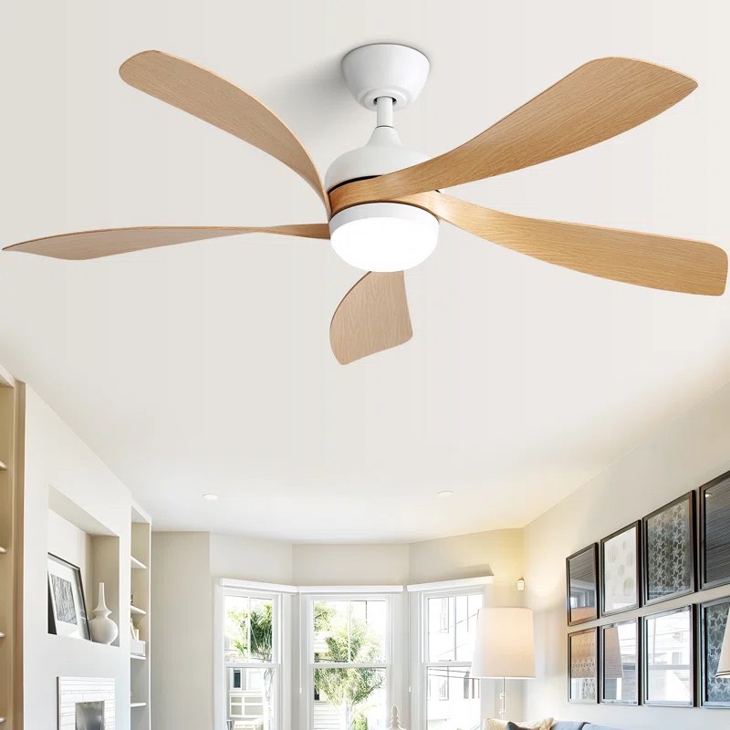 Damecia 52'' Ceiling Fan with LED Lights