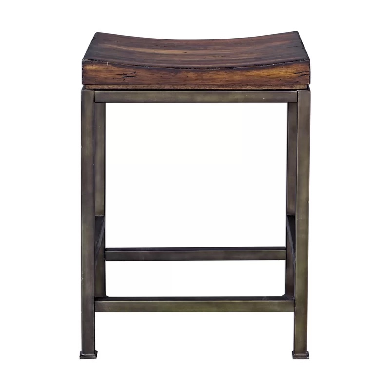 Amelia 61 cm barstool walnut