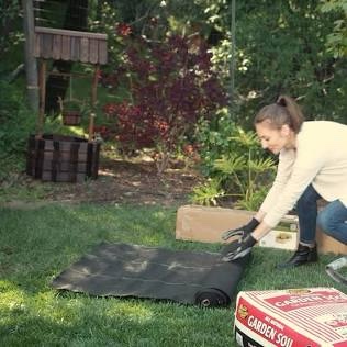 ECOgardener Premium 5oz Landscape Fabric, 4ft x 100ft Pro Garden Weed Barrier - Durable & Heavy Duty Weed Block Gardening Mat, Easy Setup & Superior Weed Control, Eco-Friendly & Convenient Design