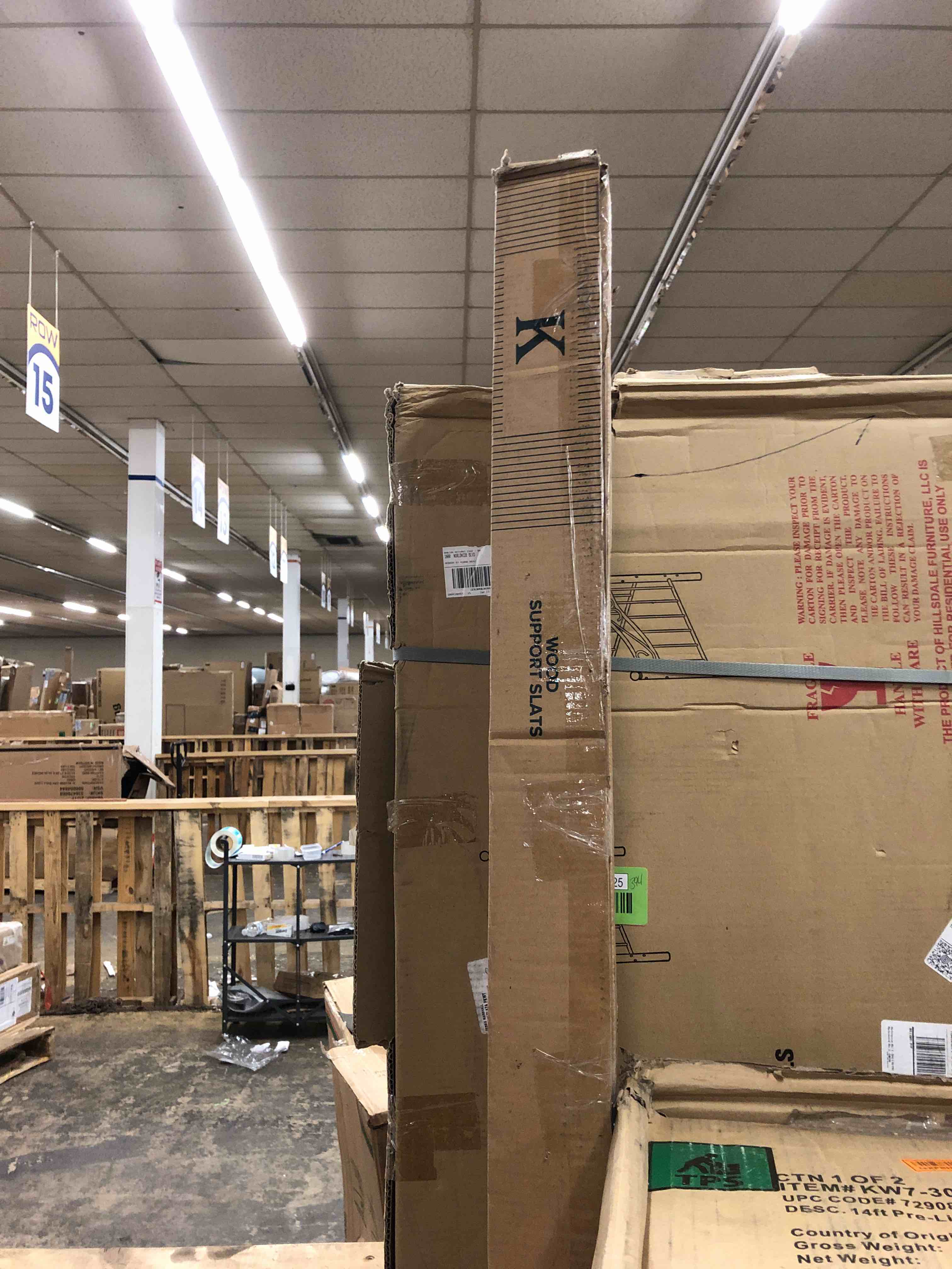 Zinus Annemarie Solid Wood Bed Support Slats / FabricCovered / Bunkie