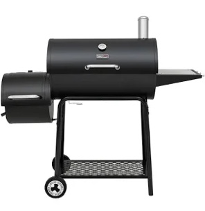 30-inch Barrel Charcoal Grill with Offset Smoker