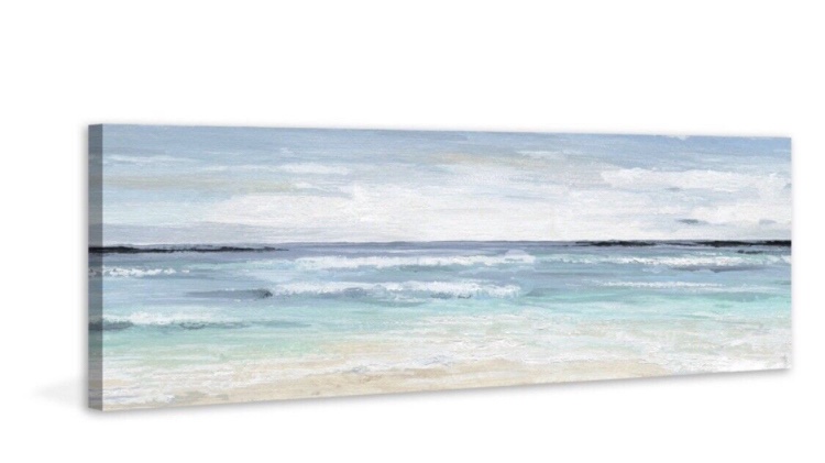 Marmont Hill Beach On Canvas - 15" X 45"