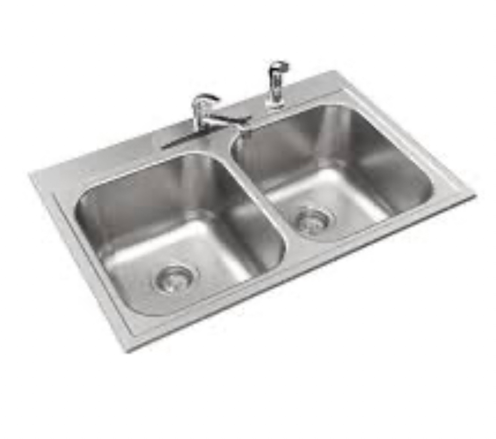 Elkay Parkway 33 in. Double Bowl Drop-In Kitchen Sink