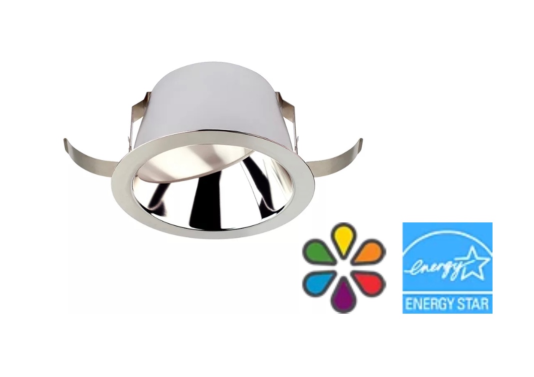 (Set of 4) LyteProfile 6" Round Light 1000 Lumens