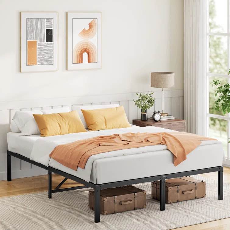 Analily Metal Platform Bed See More by August Grove®