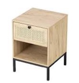 Byron-C - Drawer Nightstand in Nature
