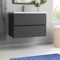 Ayleene 30.5" Wall-Mounted Single Bathroom Vanity Set