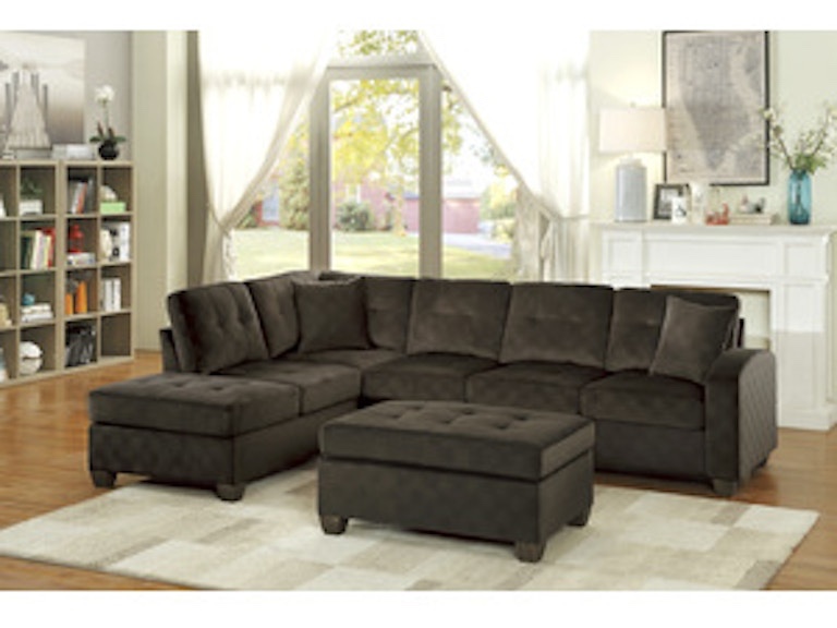 Homelegance Living Room Reversible Sectional Sofa